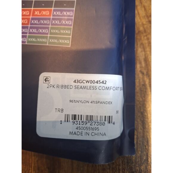 GapBody Women's SZ M 2-Pack Stretch Ribbed Tagless & Seamless Comfort Bras NIP - Picture 3 of 3